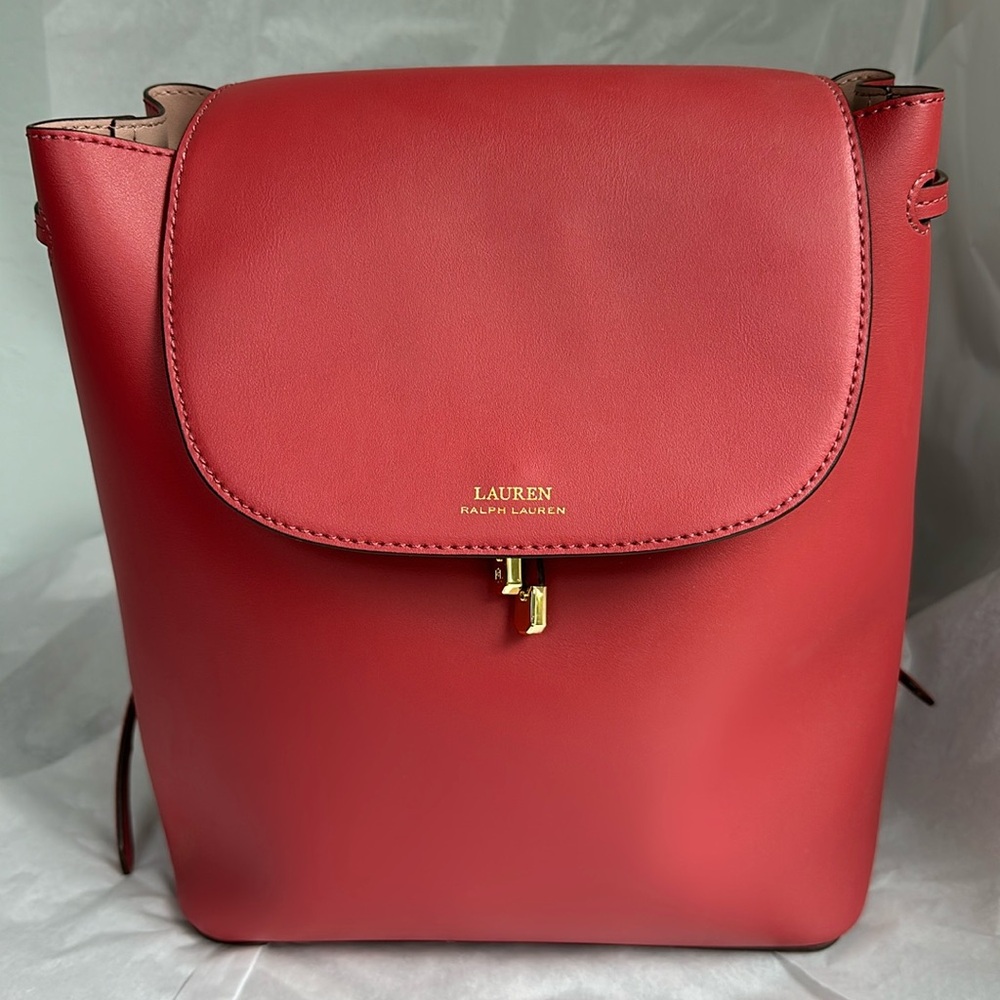 Ralph Lauren Leather “Dryden” knapsack